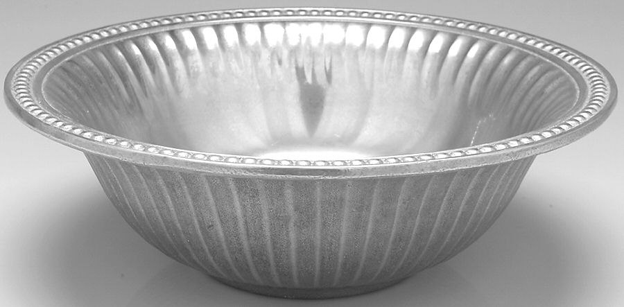 Ionic (Armetale, Hollowware) Large Round Vegetable Bowl by Wilton Armetale-1