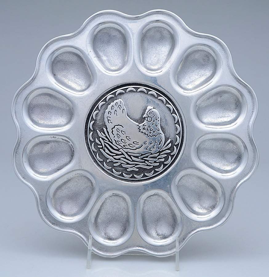 Armetale Hollowware (Non-Silver) Deviled Egg Tray (Holds 12) by Wilton Armetale-1