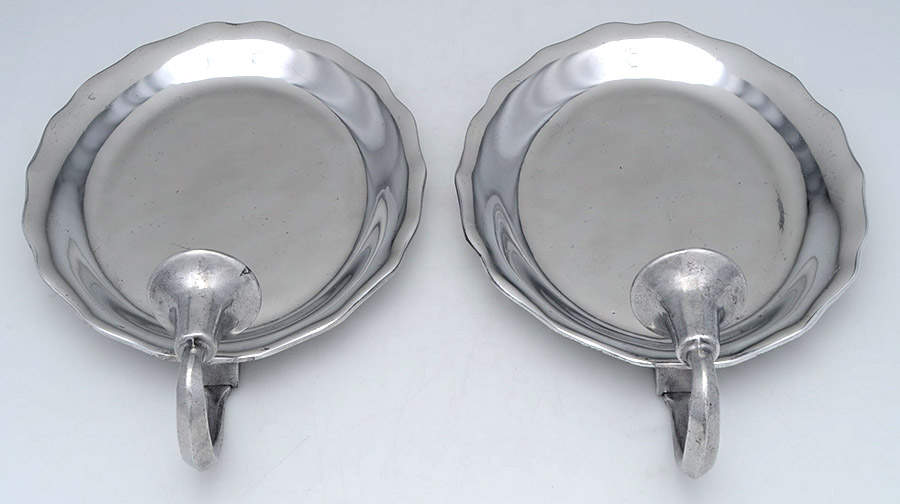 Armetale Hollowware (Non-Silver) Pair of Wall Sconces by Wilton Armetale-1