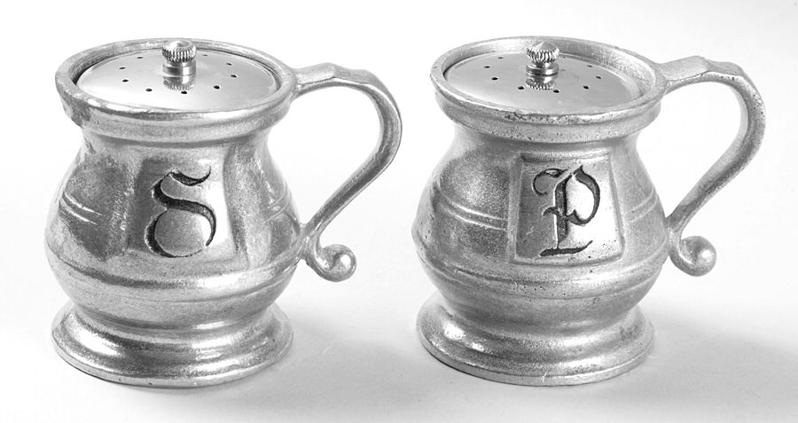 Armetale Hollowware (Non-Silver) Salt and Pepper Set by Wilton Armetale-1
