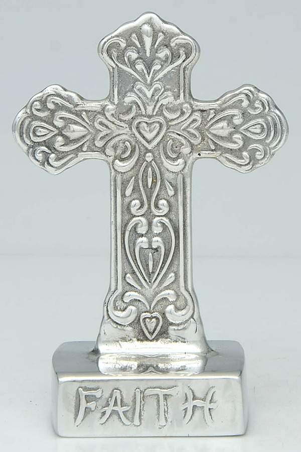 Armetale Hollowware (Non-Silver) Cross Figurine by Wilton Armetale-1