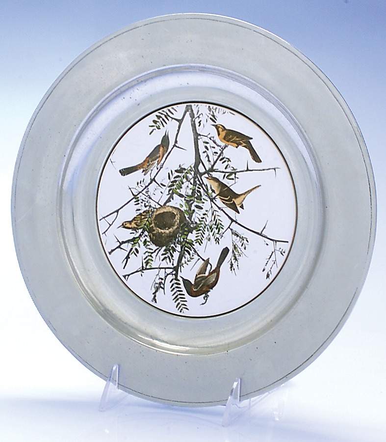Plough Tavern (Armetale, Hollowware) Wall Plate by Wilton Armetale-1