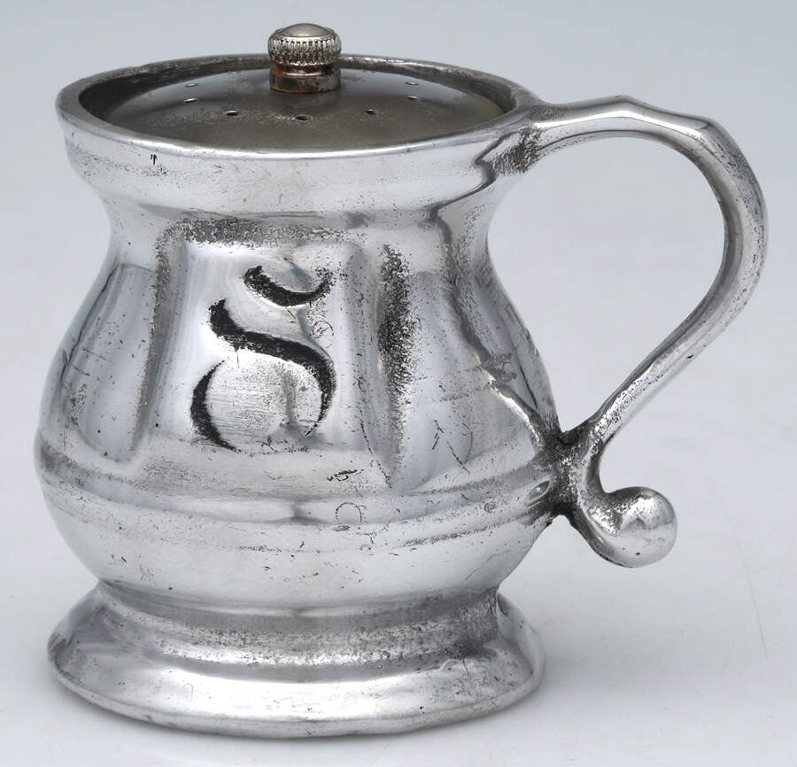 Plough Tavern (Armetale, Hollowware) Salt Shaker by Wilton Armetale-1