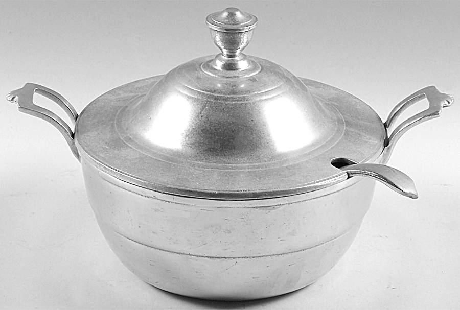 Plough Tavern (Armetale, Hollowware) Tureen & Lid with Ladle by Wilton Armetale-1