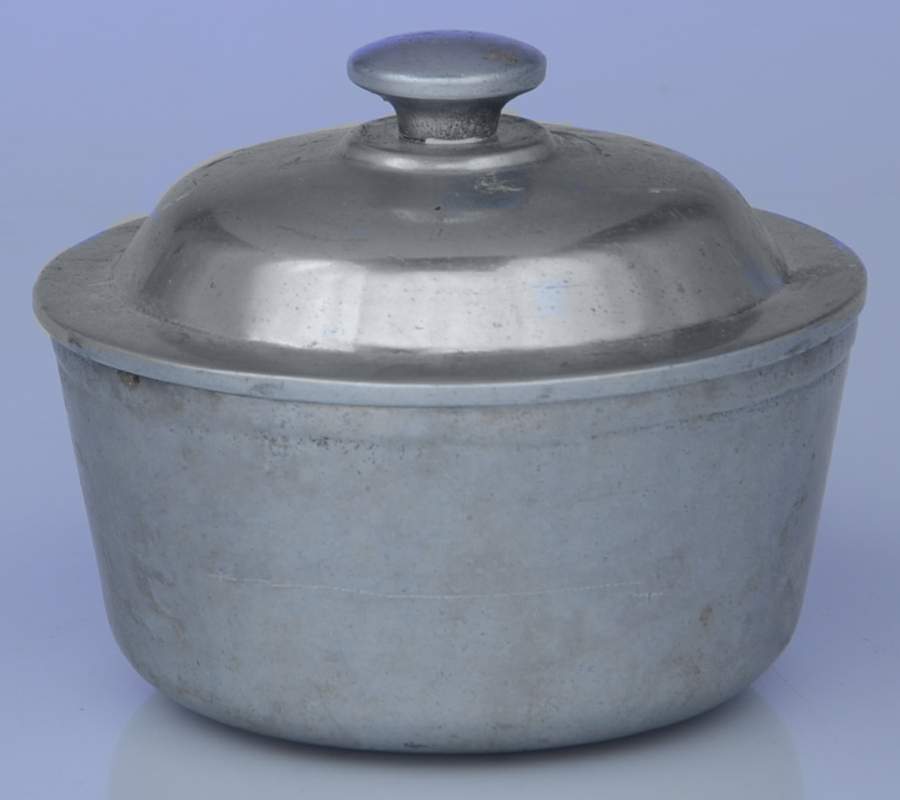 Plough Tavern (Armetale, Hollowware) Round Butter Tub & Lid by Wilton Armetale-1