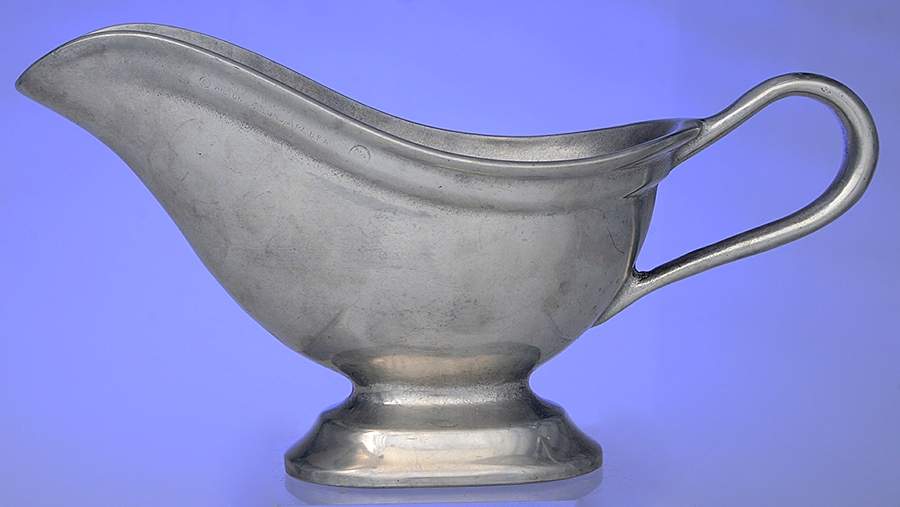 Plough Tavern (Armetale, Hollowware) Gravy Boat & Underplate by Wilton Armetale-1
