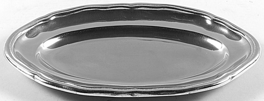 Queen Anne (Armetale, Hollowware, Glossy) 14" Oval Serving Platter by Wilton Armetale-1