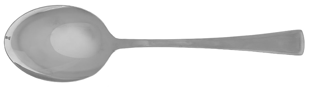 Alaska (Stainless) Solid Smooth Casserole Spoon by Wirths-1