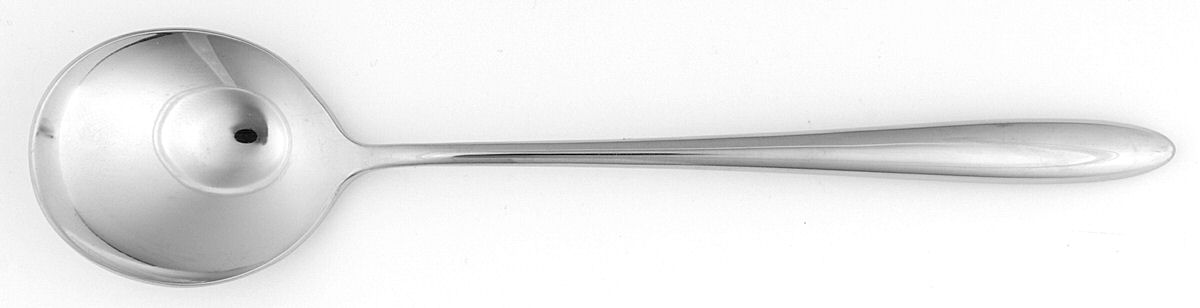 Aura (Stainless) Dessert/Oval Soup Spoon by Wilkens-1
