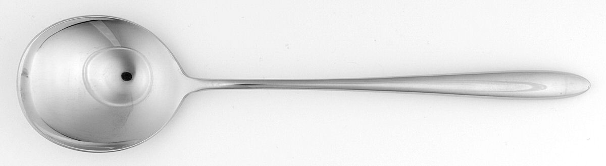 Aura (Stainless) Solid Salad Serving Spoon by Wilkens-1