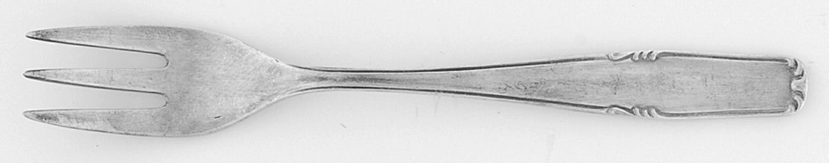 WLN1 (SILVERPLATE) Cocktail/Seafood Fork by Wellner (Germany)-1