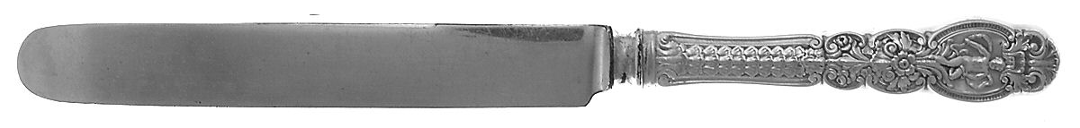 Ariel (Sterling, 1895) Blunt Hollow Handle Knife W/Bolster by Wendell-1