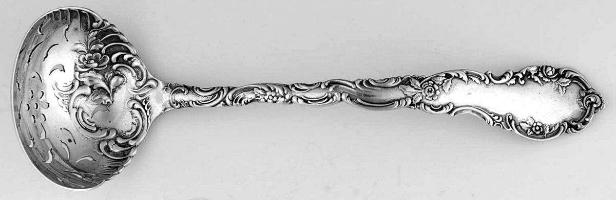 Junior Rococo (Sterling, 1896) Large Sugar Sifter by Wendell-1
