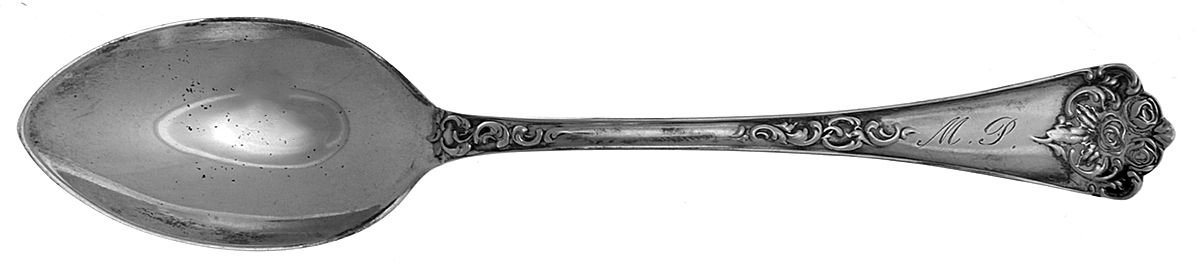 No. 6 (Sterling, 1895) Monogram Teaspoon by Wendell-1