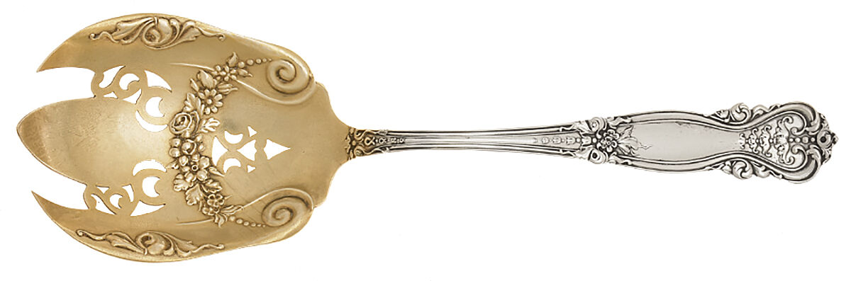 Emperor (Sterling) Solid Salad Serving Fork by Wendell-1