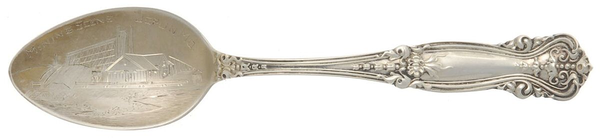 Emperor (Sterling) Souvenir Spoon (Five O'Clock) by Wendell-1