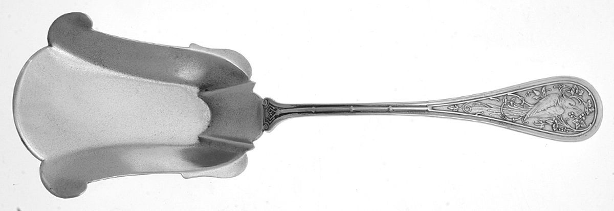 Bird (Sterling, 1865) Cracker Spoon by John R Wendt-1