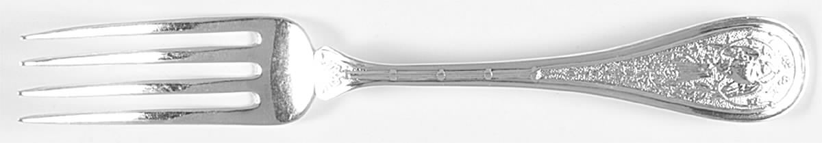 Bird (Sterling, 1865) Solid Youth Tea Fork by John R Wendt-1