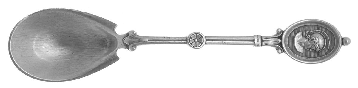 Medallion (Sterling, 1862) Ice Cream Spoon Individual by John R Wendt-1
