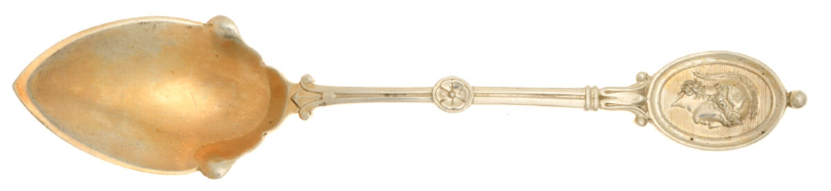 Medallion (Sterling, 1862) Ice Cream Spoon Individual by John R Wendt-1