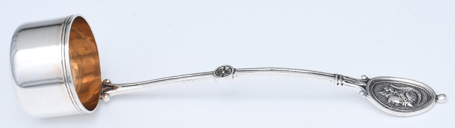Medallion (Sterling, 1862) Ladle-Cream/Devonshire-Long by John R Wendt-1