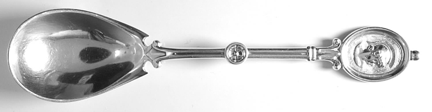 Medallion (Sterling, 1862) Ice Cream Spoon Individual by John R Wendt-1