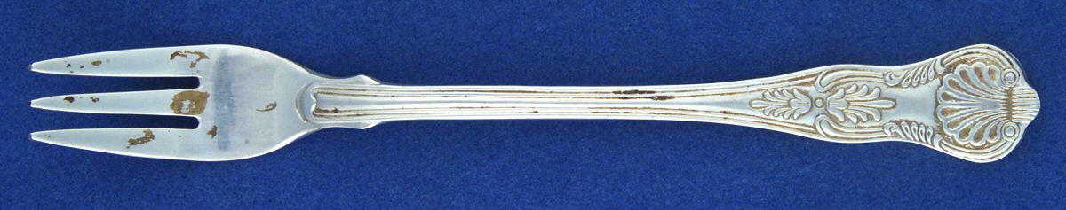 Kings (Silverplate) Cocktail/Seafood Fork by World Tableware-1