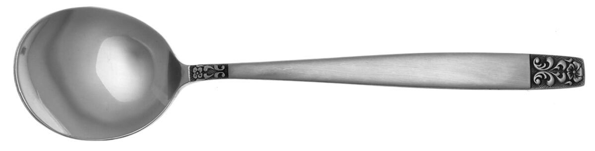 WOF14 (STAINLESS) Round Bowl Soup Spoon (Cream Soup) HC by World Tableware-1