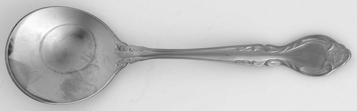 WOF18 (STAINLESS) Round Bowl Soup Spoon (Cream Soup) by World Tableware-1