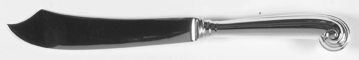 English Onslow (Sterling) Hollow Pistol, Individual Solid Fish Knife by Worcester-1