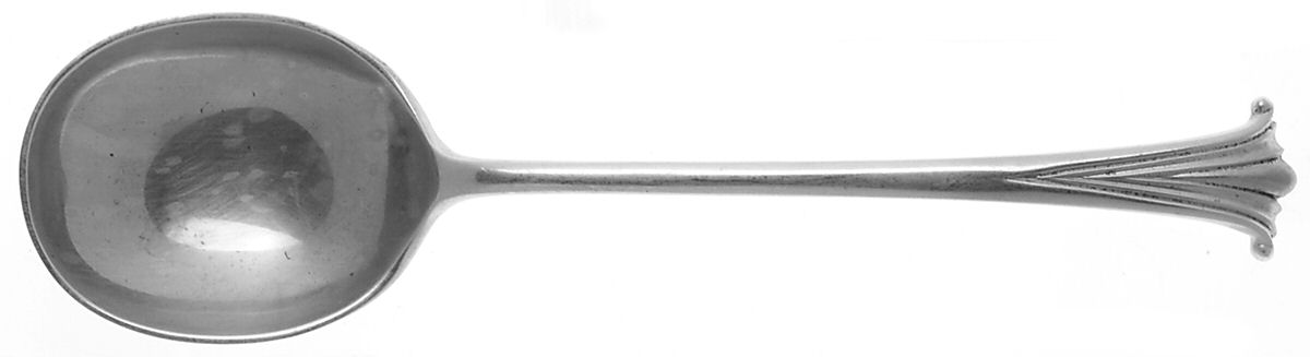 English Onslow (Sterling) Round Bowl Soup Spoon (Cream Soup) by Worcester-1