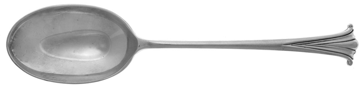 English Onslow (Sterling) Dessert/Oval Soup Spoon by Worcester-1