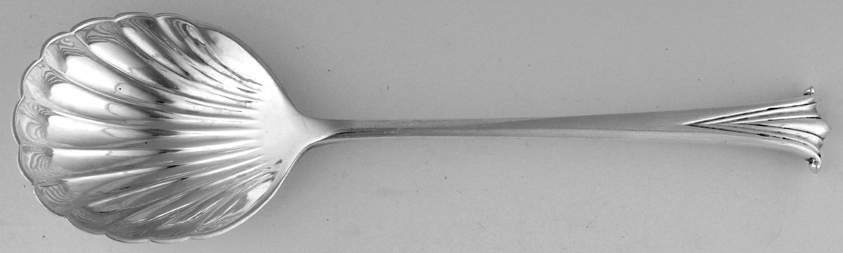 English Onslow (Sterling) Sugar Shell Spoon by Worcester-1