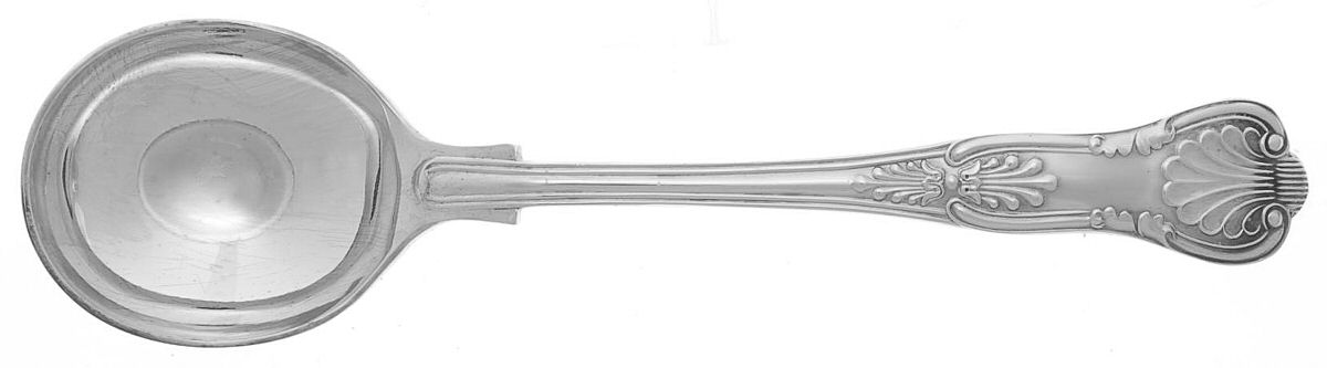 Kings (Silverplate) Round Bowl Soup Spoon (Gumbo) by Worcester-1