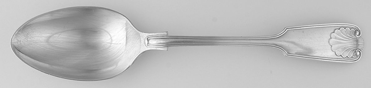 Thread & Shell (Silverplate) Tablespoon (Serving Spoon) by Worcester-1