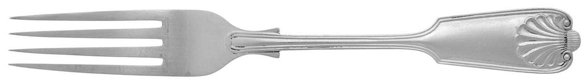 Thread & Shell (Silverplate) Fork by Worcester-1