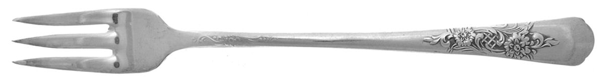 Wood Rose (Silverplate, 1950) Cocktail/Seafood Fork by Wood Rose Silver Plate-1