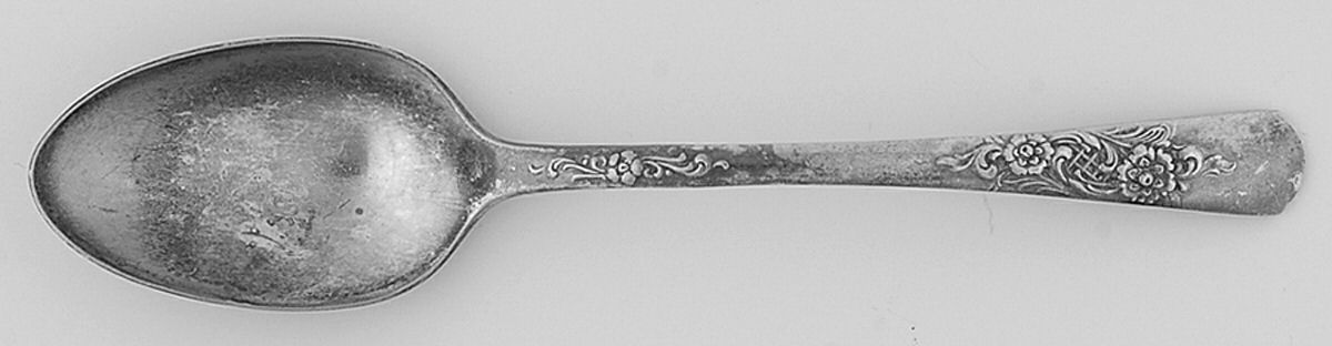 Wood Rose (Silverplate, 1950) Teaspoon by Wood Rose Silver Plate-1