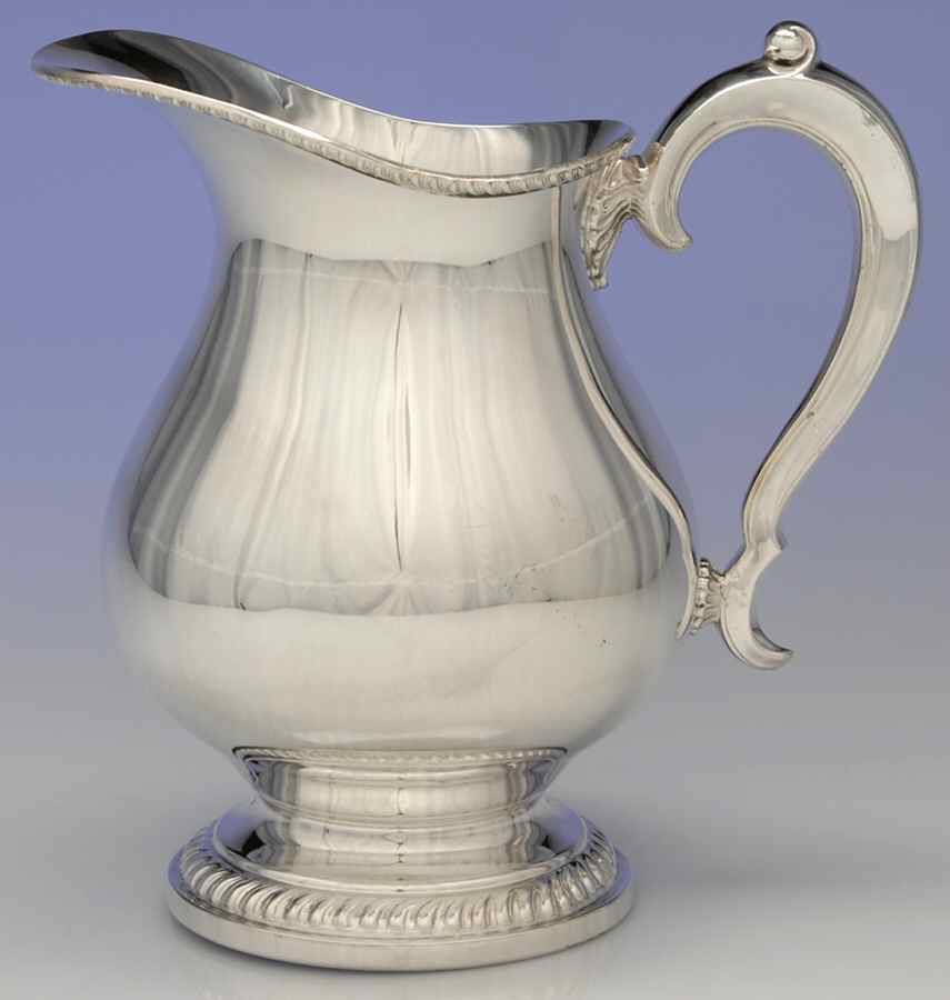 Silverplate Hollowware Silverplate Water Pitcher by W & S Blackington Co-1