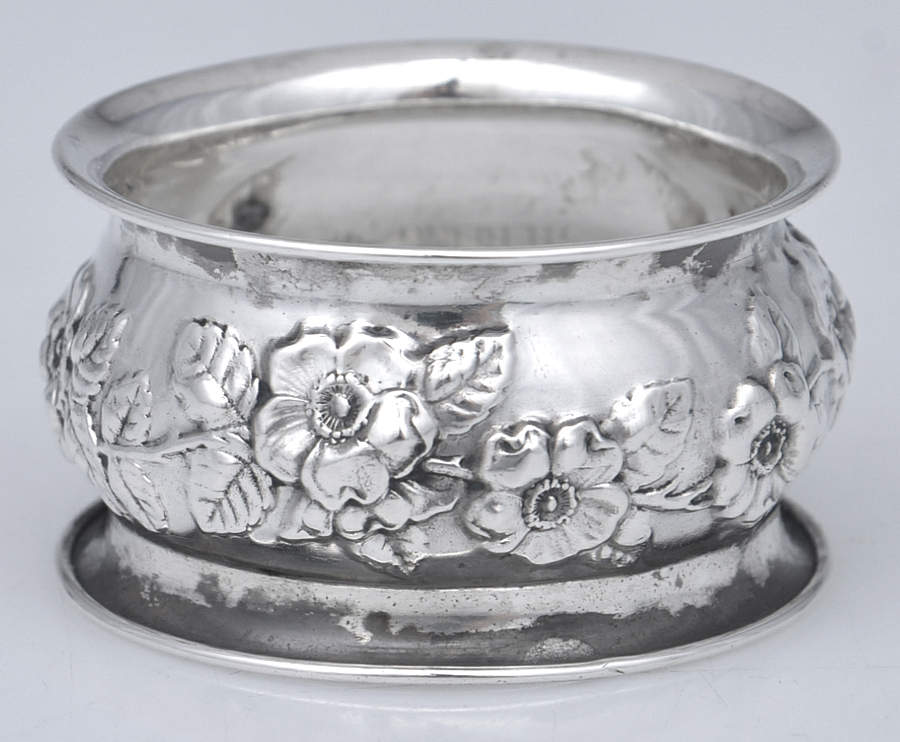 Sterling Hollowware Napkin Ring by Webster Co-1