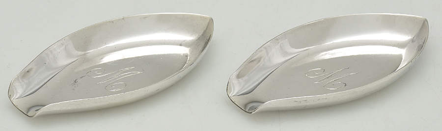 Sterling Hollowware Set of 2 2" Ashtray by Webster Co-1