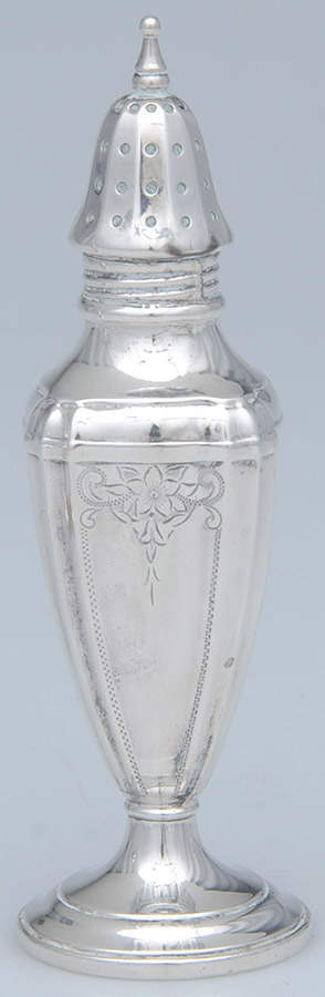 Sterling Hollowware Weighted Salt Shaker by Webster Co-1