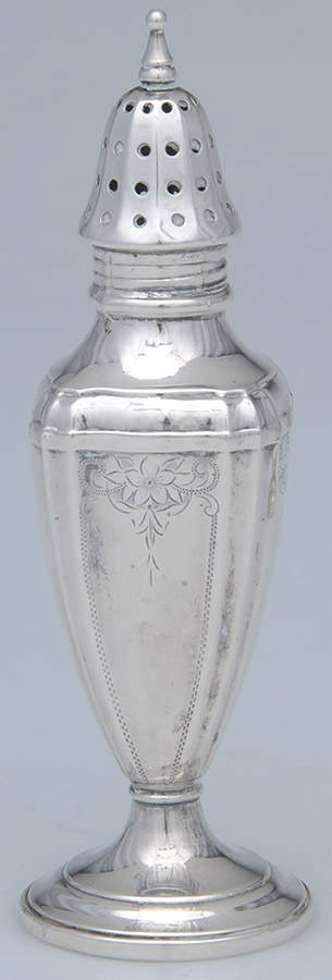Sterling Hollowware Weighted Pepper Shaker by Webster Co-1