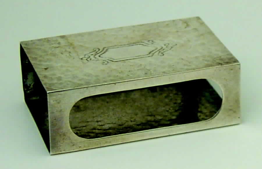 Sterling Hollowware Match Box Case by Webster Co-1