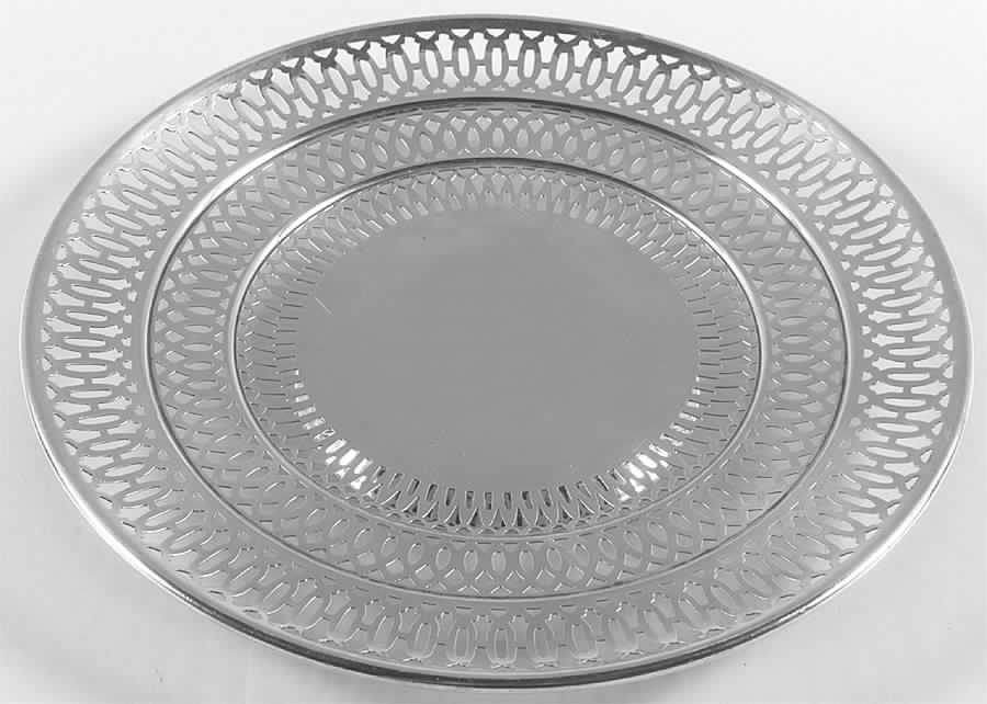 Sterling Hollowware Small Sterling Sandwich Plate by Webster Co-1