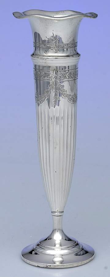 Sterling Hollowware 7" Weighted Bud Vase by Webster Co-1