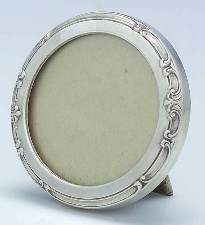 Sterling Hollowware 3" X 3" Frame Holds 2.75" Picture by Webster Co-1