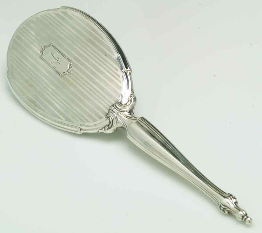 Sterling Hollowware Mirror with Handle by Webster Co-1