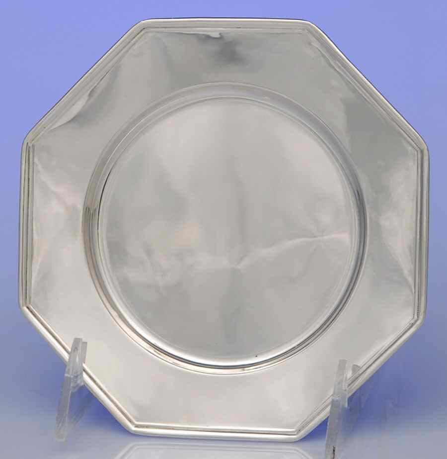 Sterling Hollowware Bread Plate by Webster Co-1