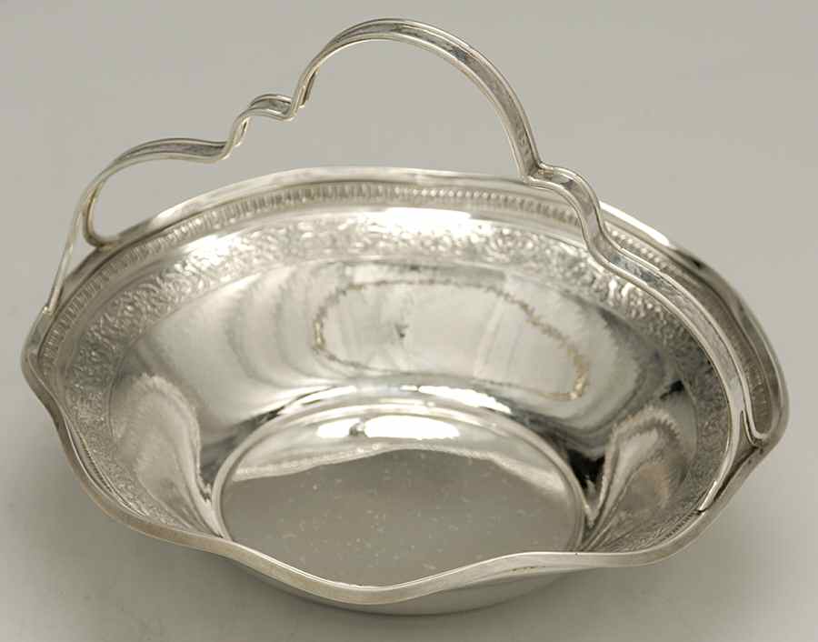 Sterling Hollowware 5" Handled Bon Bon Bowl by Webster Co-1